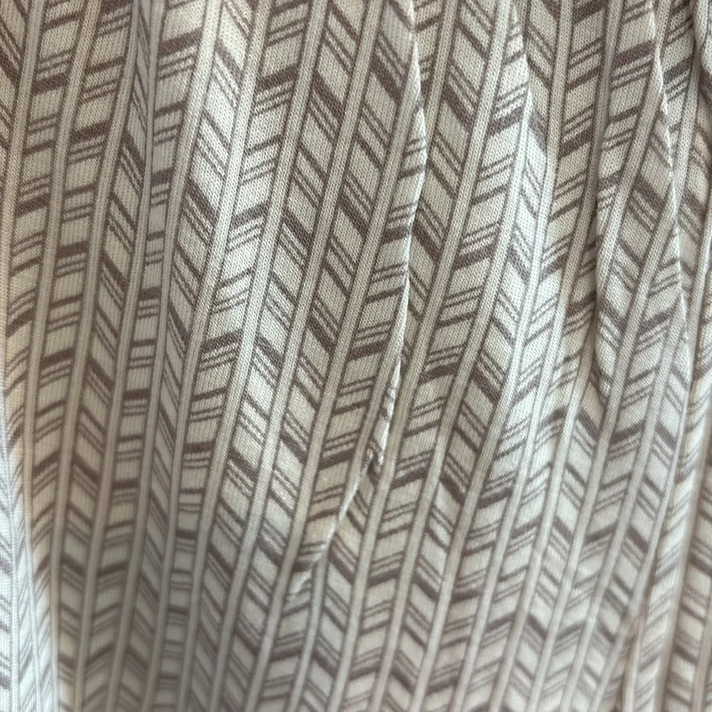 Anthropologie Eberjey Tan & Cream Printed Cami & Long Pant Pajama Set Size M - Picture 8 of 8